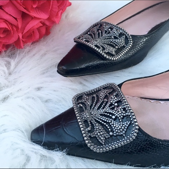 J Vincent black pointy flats - Picture 2 of 4